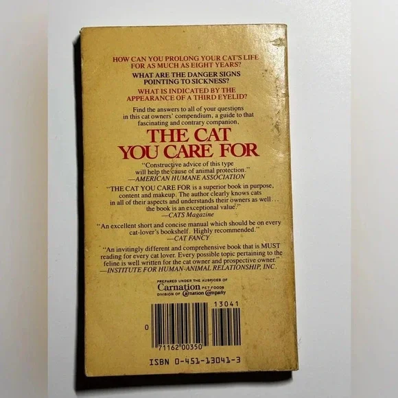The Cat You Care For Book - Picture 2 of 2